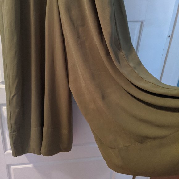 Olive green large pants jumpsuit - Picture 7 of 7